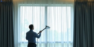 Commercial drapes cleaning service yeronga hotels offices