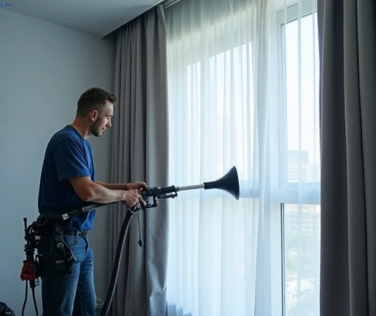 Professional drapes cleaning process tools Matty Curtain Cleaning yeronga