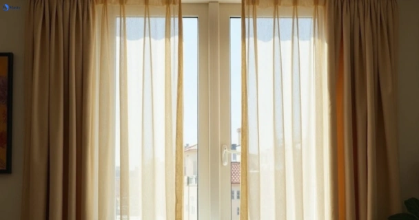 Dull dusty drapes in yeronga before professional cleaning
